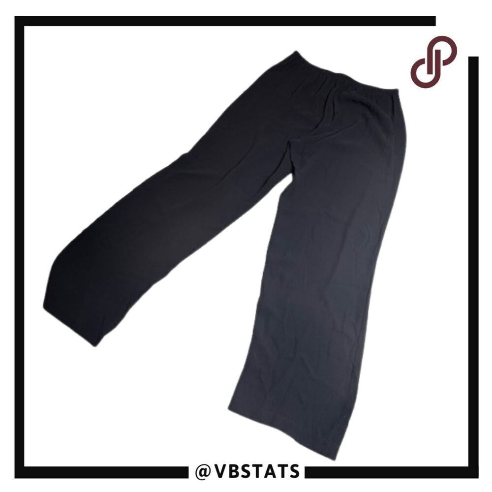 Eileen Fisher Women's High Waist Straight Pants‎ Charcoal Gray Size Small Petite
